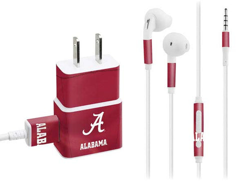 University of Alabama Maroon Jersey Phone Charger Skin